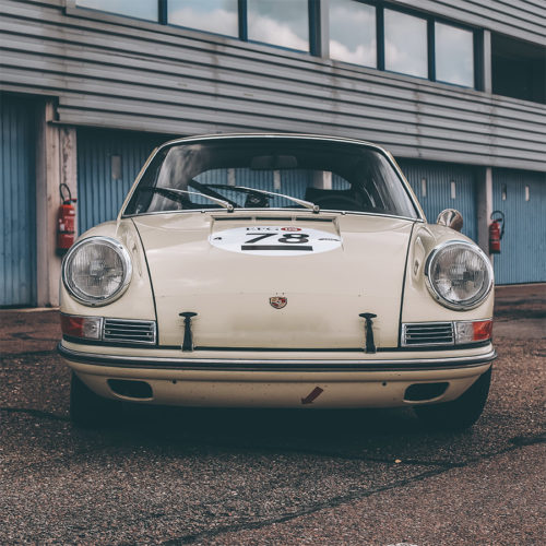Photographie Porsche 911 Classique Blanche