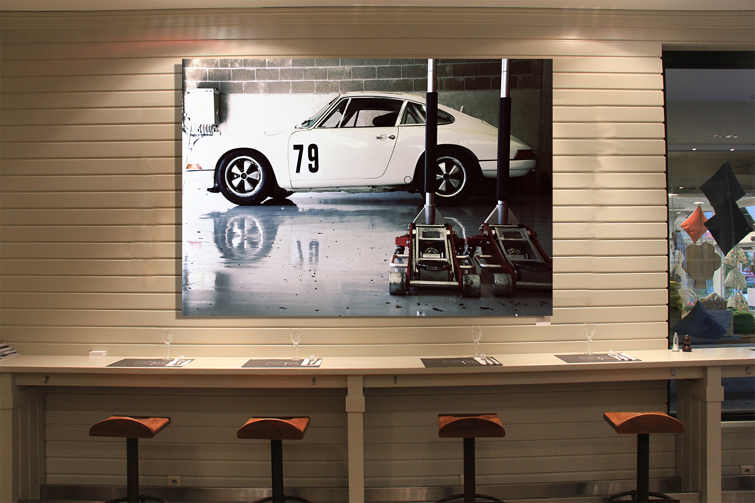 Porsche 901 Classic with coves - Wall Print