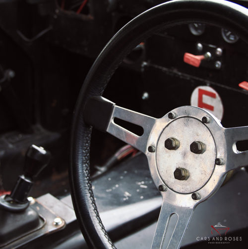 Steering Wheel of a Jaguar XJ