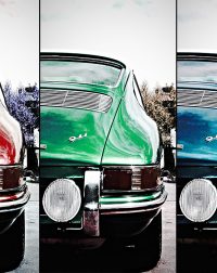 Tableau Art Porsche - Tryptique 911