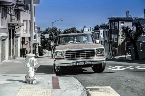 Tableau Photo Voiture vieux Ford