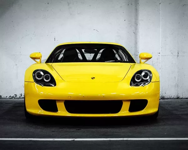 tableau porsche carrera gt voiture sport art tirage edition limitee