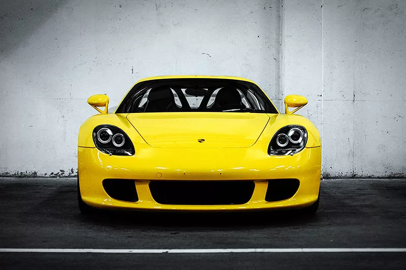 tableau porsche carrera gt voiture sport art tirage edition limitee