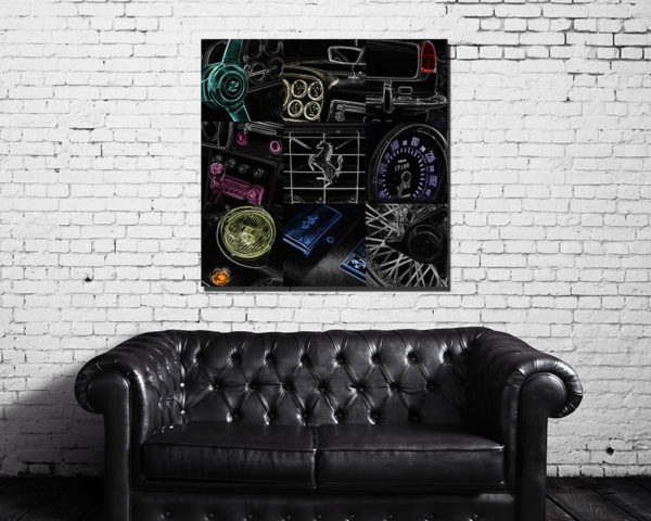 Tableau Art Moderne Ferrari