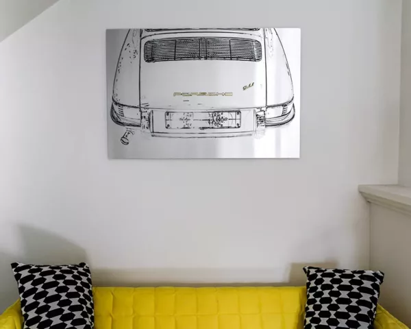 Tableau Art Porsche 911 Classic Art Porsche 911 Classic tableau mural automobile, edition limitee