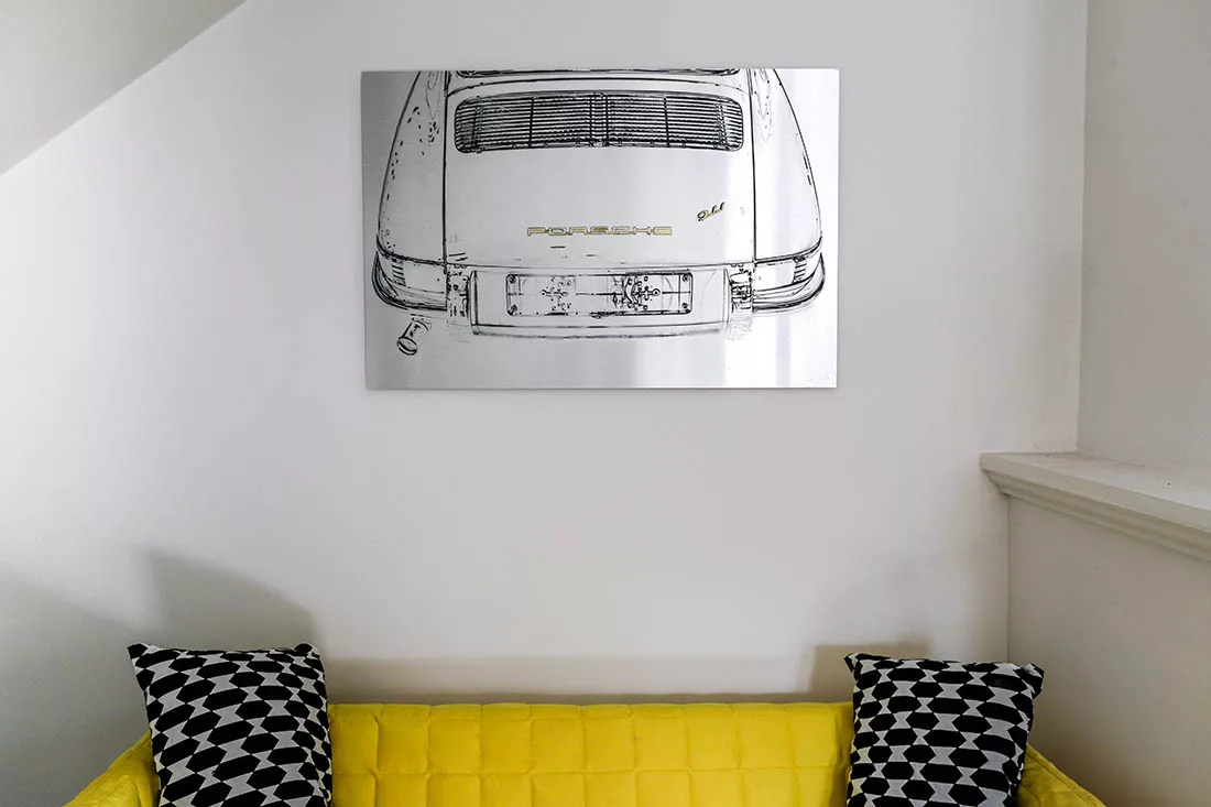 Art Porsche 911 Classic tableau mural automobile, edition limitee