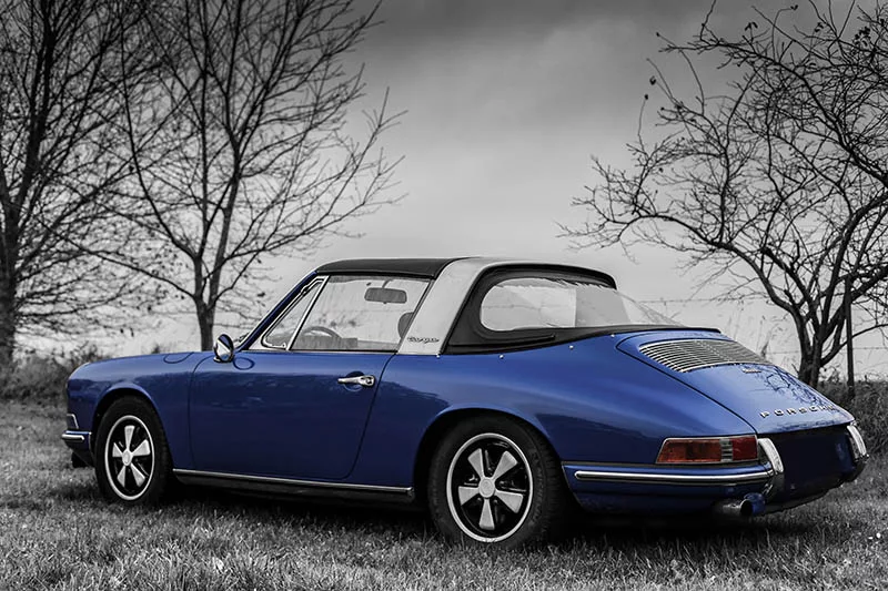 Photographie Porsche Targa Soft Window classique, tirage art automobile edition limitee