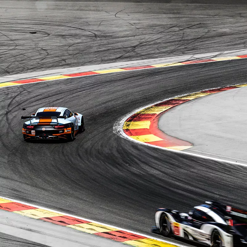 Tableau photo Porsche de course automobile, edition limitee
