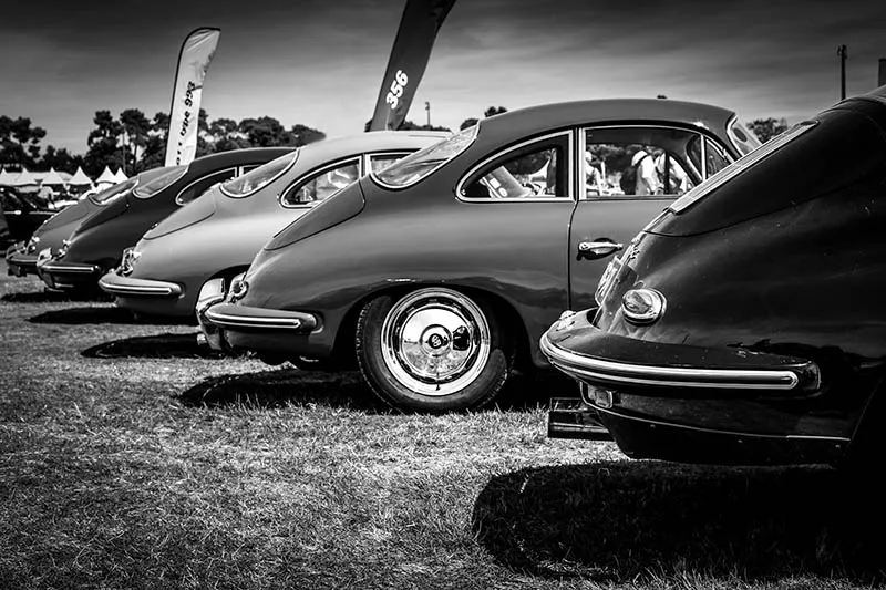 Tableau photo Porsche 356 classique ancetre 911, art automobile edition limitee