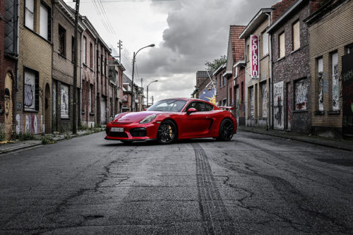 Photo Porsche GT4 Rouge