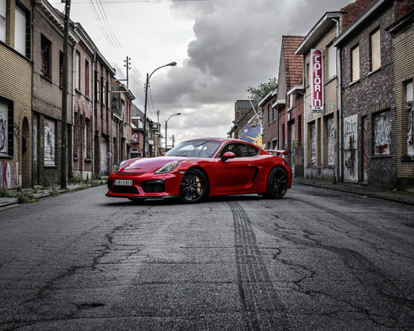 Photo Porsche GT4 Rouge