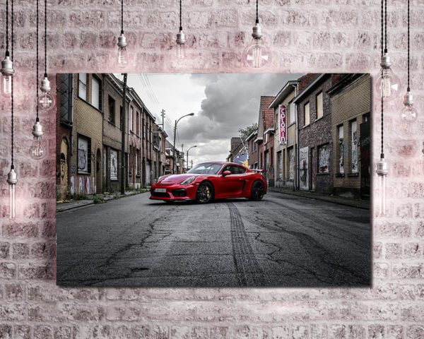 Photos Porsche GT4 Rouge