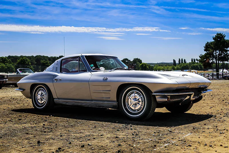 photo chevrolet corvette art tirage edition limitee