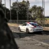 Photo Porsche 911 R Photographie Porsche 911 R pont incline de Ronquieres Belgique, tirage art edition limitee