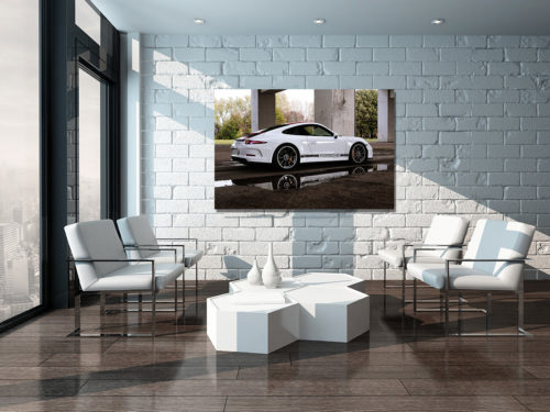 Photographie deco intérieur Porsche