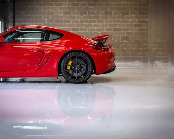 Photo Porsche GT4 Photographie Porsche Cayman GT4 circuit Spa-Francorchamps, tirage art edition limitee