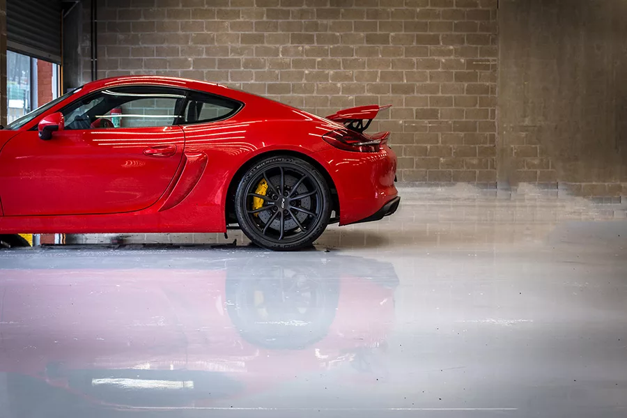 Photographie Porsche Cayman GT4 circuit Spa-Francorchamps, tirage art edition limitee