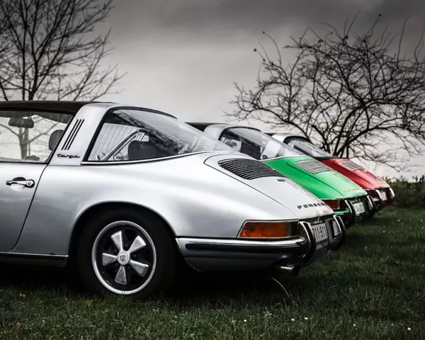 Photo de Vieille Porsche Targa Photographie collection vieilles Porsche Targa, tirage art automobile edition limitee