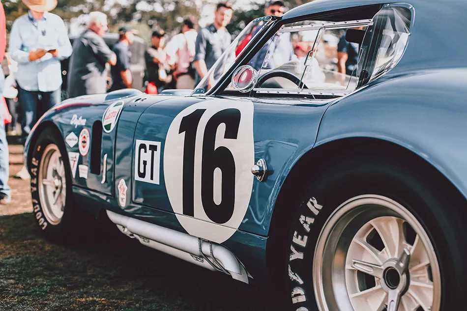 Photographie Ford Shelby Daytona voiture course americaine, tirage art edition limitee