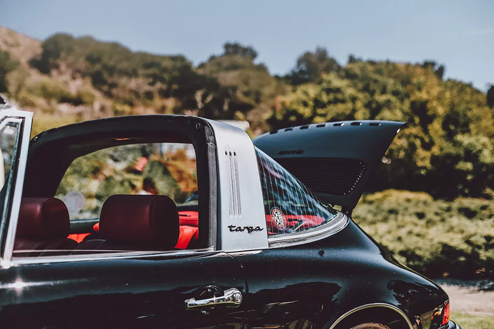 Photographie Porsche Targa en exterieur, tirage art automobile edition limitee