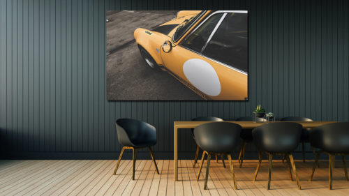 Tableau Photo de Porsche 911 Jaune