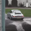Photographie Porsche Carrera 4 Photographie Porsche Carrera 4 sur route, tirage art automobile edition limitee