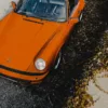Photo Vintage Porsche Targa Photographie vintage Porsche Targa classique, tirage art automobile edition limitee