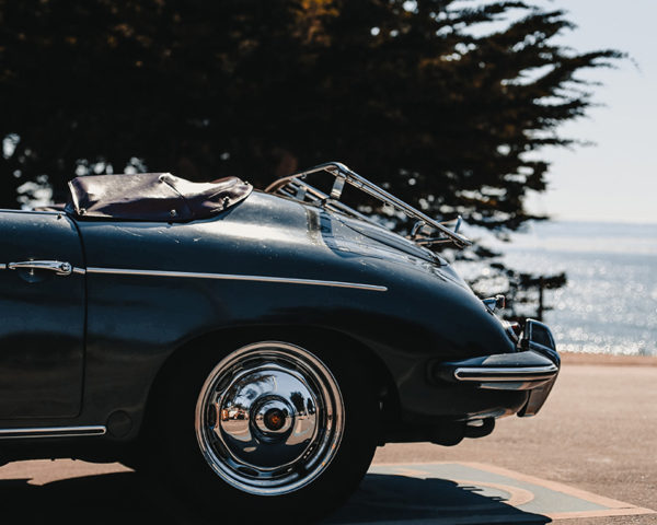 Porsche 356 at the Beach