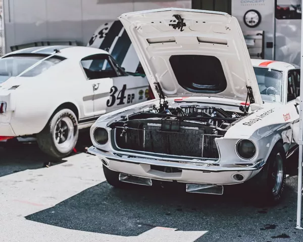 Photographie Ford Mustang de Course photographie Ford Mustang de course tirage art automobile edition limitee