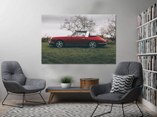 Photographies Porsche Targa Rouge