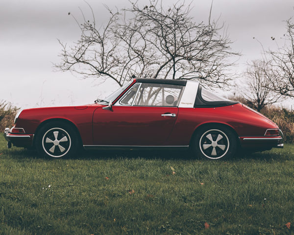 Photographie Porsche Targa Rouge