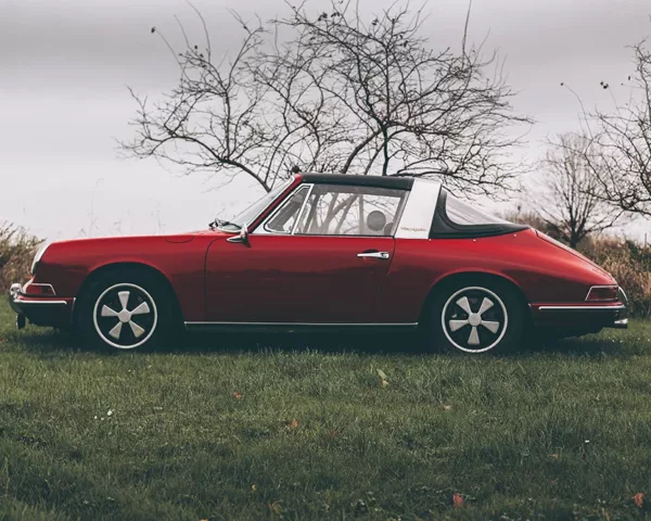 Photographie Porsche Targa Rouge Photographie Porsche Targa Rouge