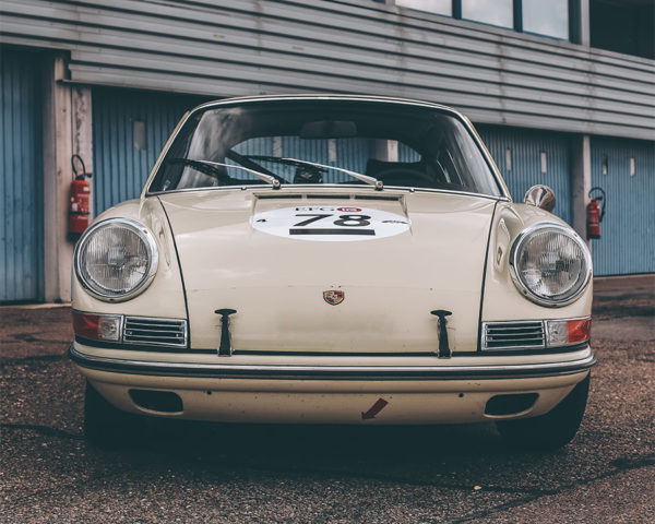 Photographie Porsche 911 Classique Blanche