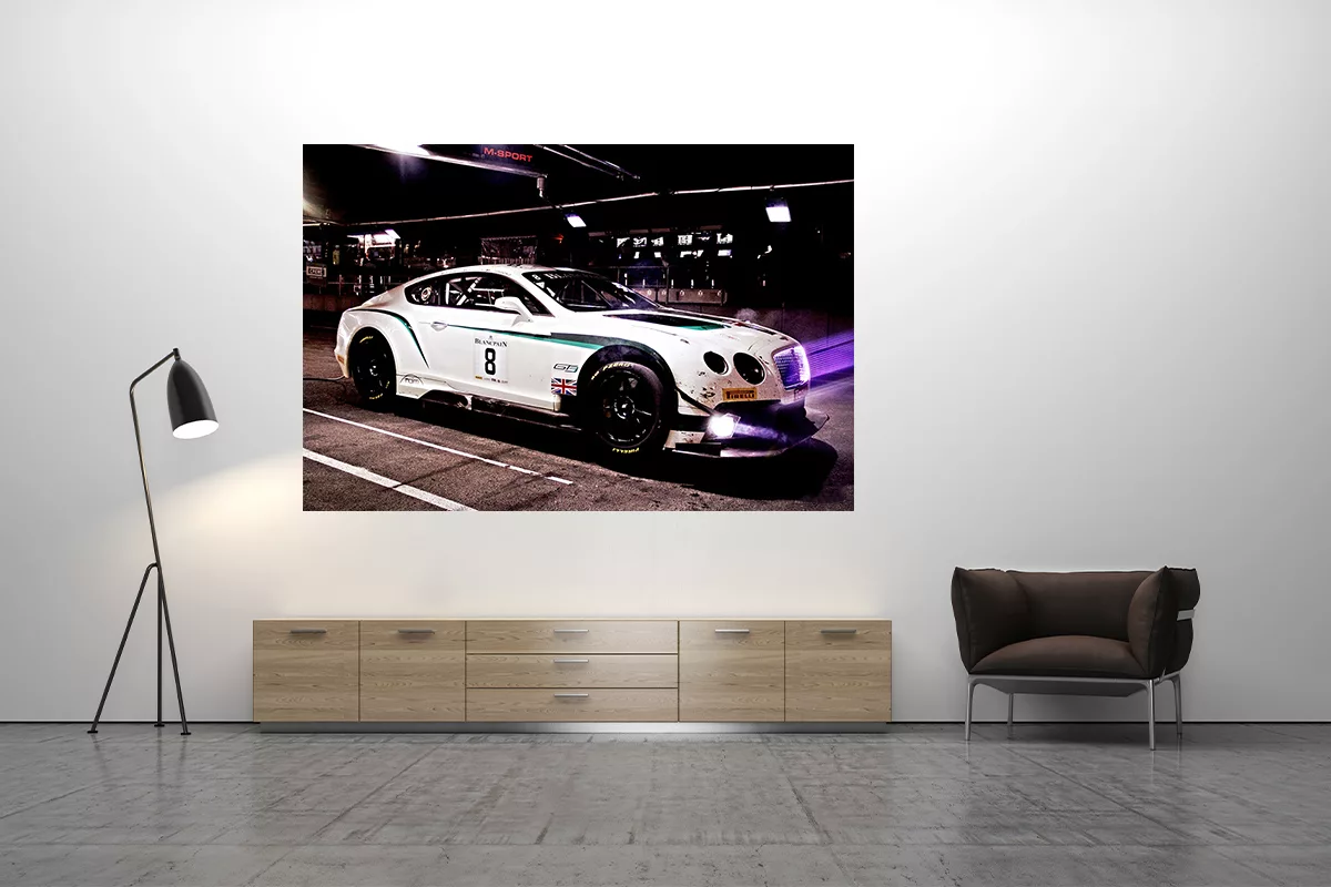 Photographie Bentley Continental GT fine art tirage édition limitée Cars and Roses