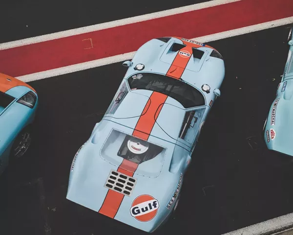 Photographie GT40 GULF photographie Ford GT40 Gulf tirage art automobile edition limitee