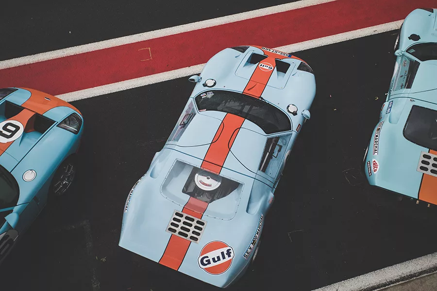 photographie Ford GT40 Gulf tirage art automobile edition limitee