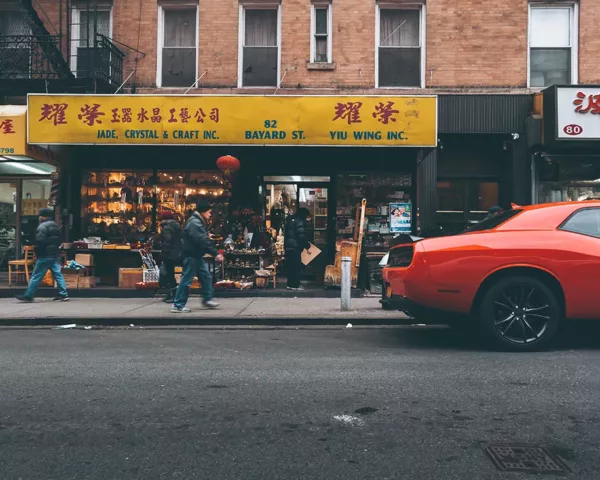 Camaro in Chinatown, New York - small photographie Chevrolet Camaro Chinatown New York tirage art edition limitee