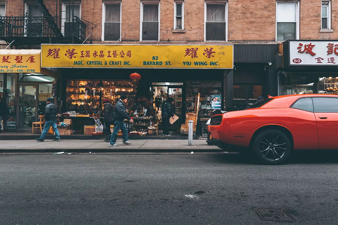 photographie Chevrolet Camaro Chinatown New York tirage art edition limitee