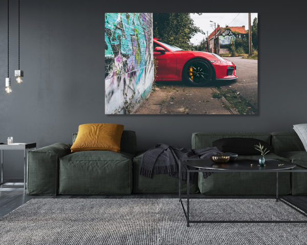 Photo Porsche GT4 et tags à Doel – Image 2