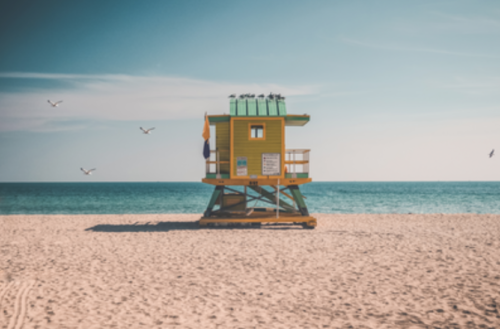 PHOTOGRAPHIE “MIAMI BEACH CABIN”, FLORIDE