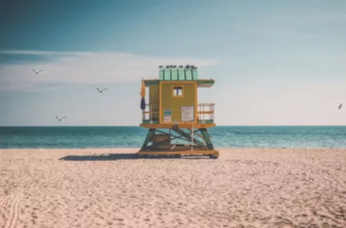 photographie Miami Beach cabin Floride tirage art edition limitee