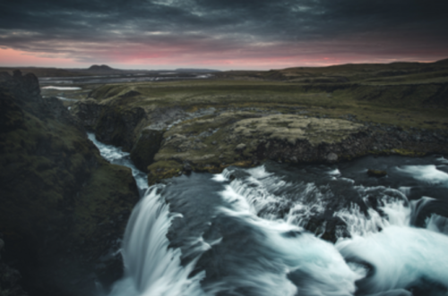 PHOTOGRAPHIE “CHUTE INCONNUE”, ISLANDE