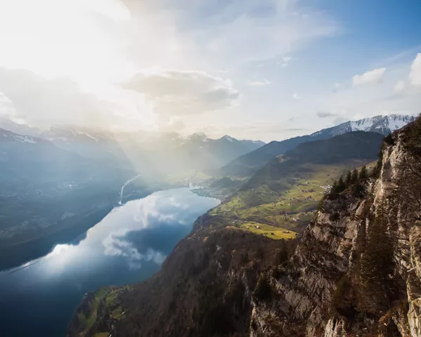 PHOTOGRAPHIE “Sunny Swiss Lake”, Switzerland photographie lac suisse ensoleillé tirage art edition limitee