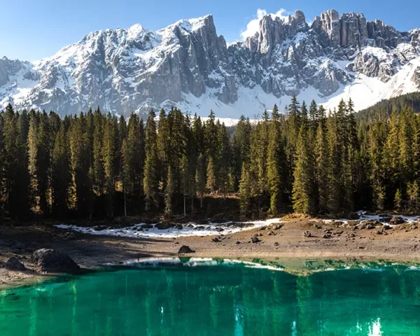 PHOTOGRAPHIE LAGO DI CAREZZA – KARERSEE photographie Lago di Carezza Dolomites tirage art edition limitee