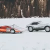 Photographie Lancia Stratos et Ferrari Uovo Photographie Lancia Stratos et Ferrari Uovo
