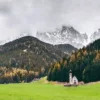 PHOTOGRAPHIE SAN GIOVANNI CHURCH DOLOMITES photographie eglise San Giovanni Dolomites tirage art edition limitee
