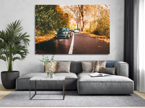 Interior Wallpaper Mockup Photographie Porsche Fam'