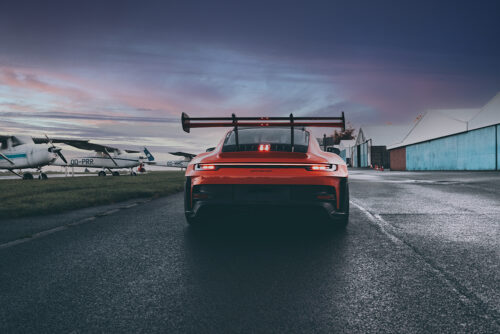 Photographie Porsche GT3 RS and Sunrise