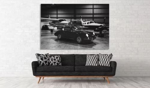 Photographie Porsche Targa and Planes Photographie Porsche Targa and Planes