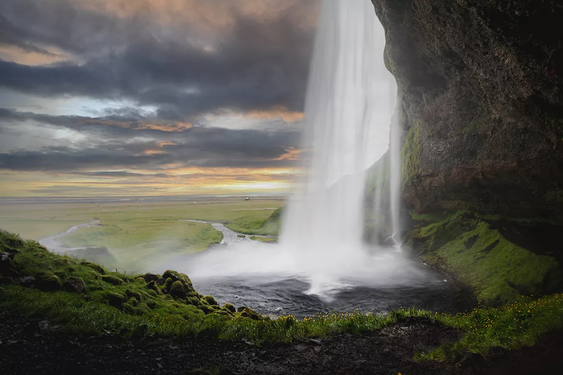 photographie cascade Seljalandsfoss Islande tirage art paysage nordique